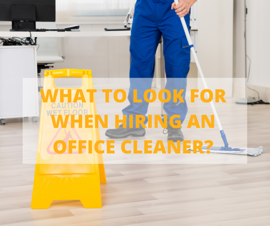 How to choose a commercial cleaning company